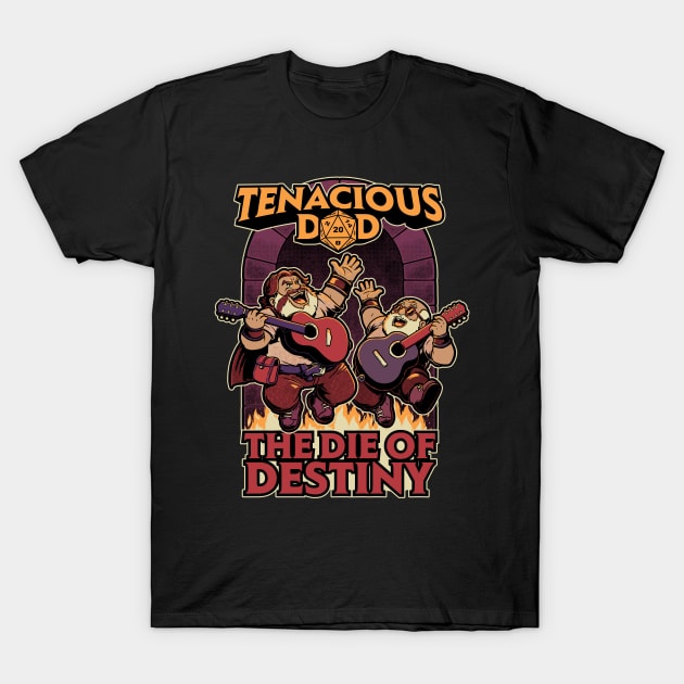 Rock Band Destiny RPG - Music Movie Parody T-Shirt by Studio Mootant